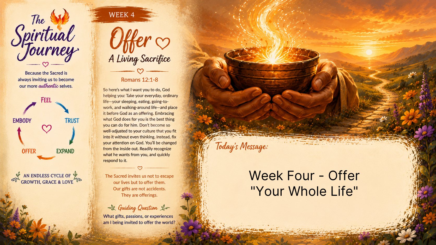 Week Four - Offer: The Spiritual Journey